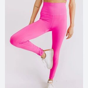 FP Movement Good Karma Leggings in Magenta - Size M/L NWOT
